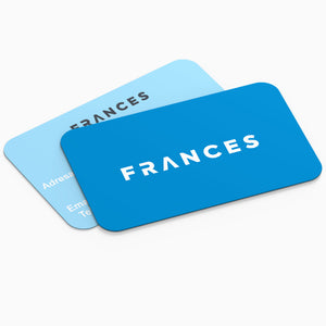 Zaoblené vizitky - lesklé